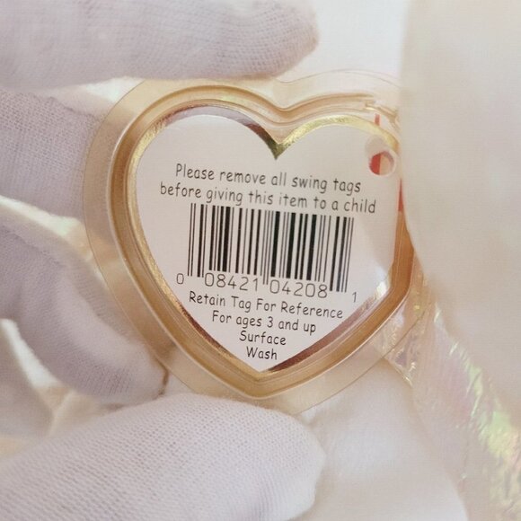 Ty Beanie Baby HALO Bear Brown Nose 5th Gen 1998 PE Pellets TRUSTED SELLER NWT - Picture 11 of 15